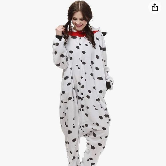 Dalmatian Onesie - Adult Small - Picture 4 of 12